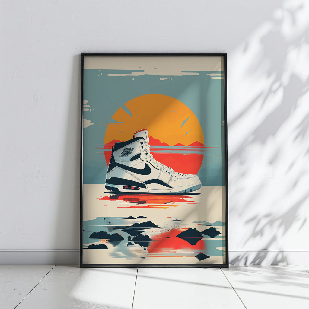 Retro Air Jordan Concept Sneaker - תמונות לבית, לסלון ולמשרד