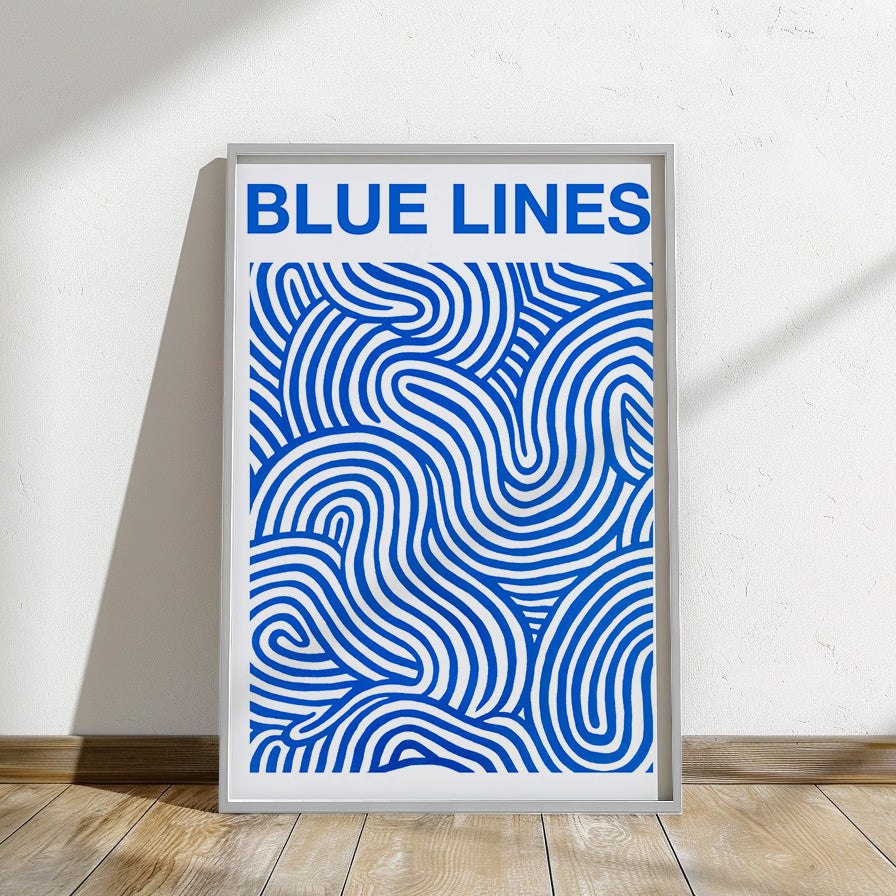 BLUE LINES - תמונות לבית, לסלון ולמשרד