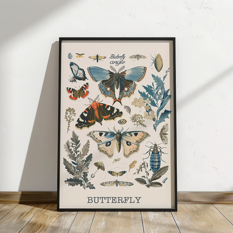 BUTTERFLY - תמונות לבית, לסלון ולמשרד