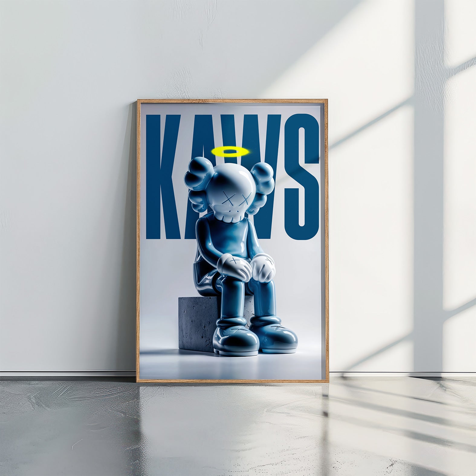 Blue KAWS - תמונות לבית, לסלון ולמשרד