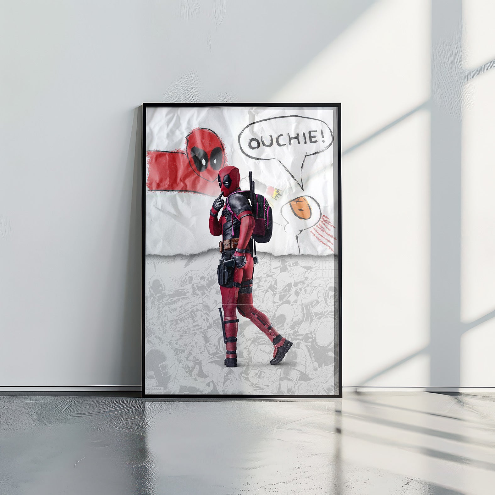 DEADPOOL OOUCHI! - תמונות לבית, לסלון ולמשרד