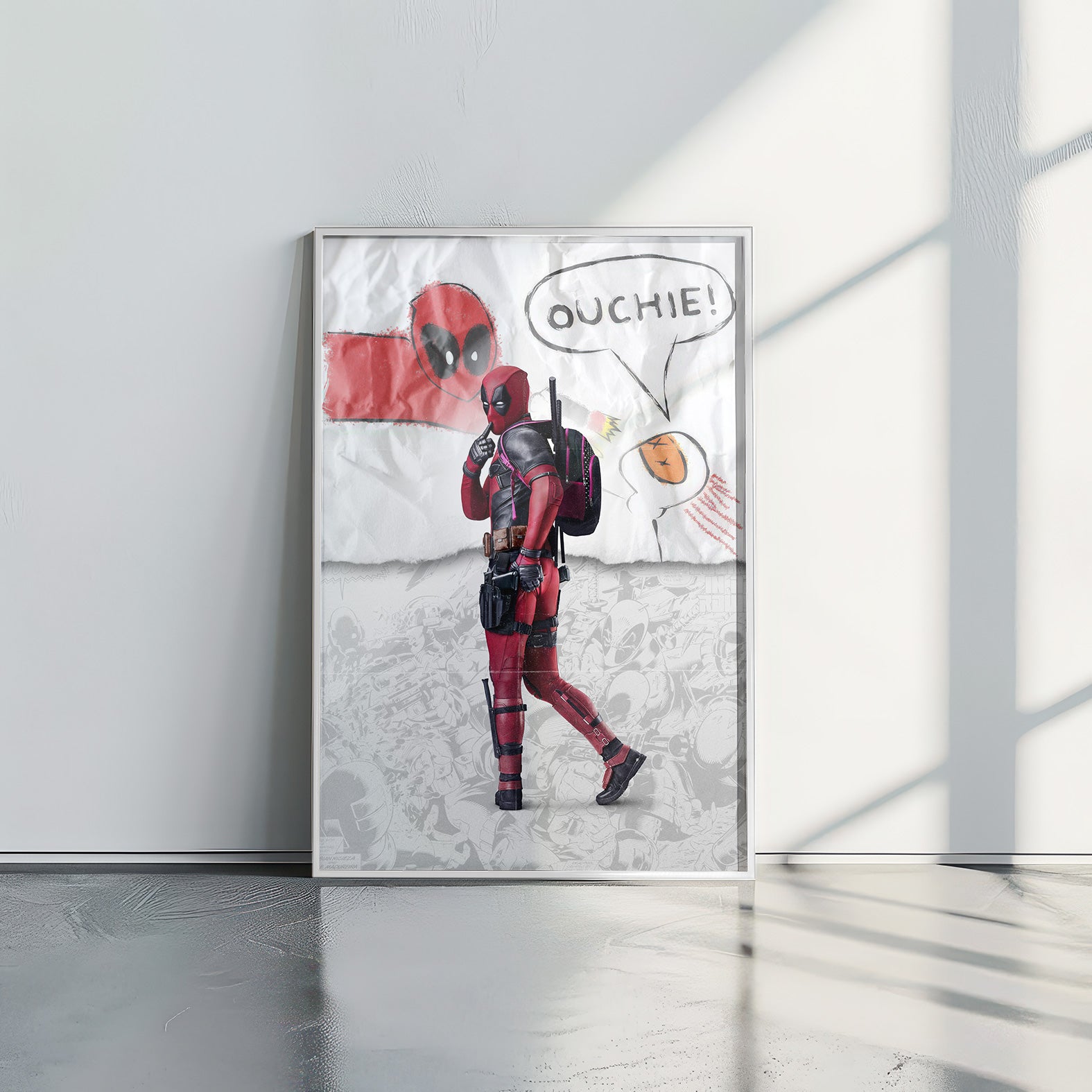 DEADPOOL OOUCHI! - תמונות לבית, לסלון ולמשרד