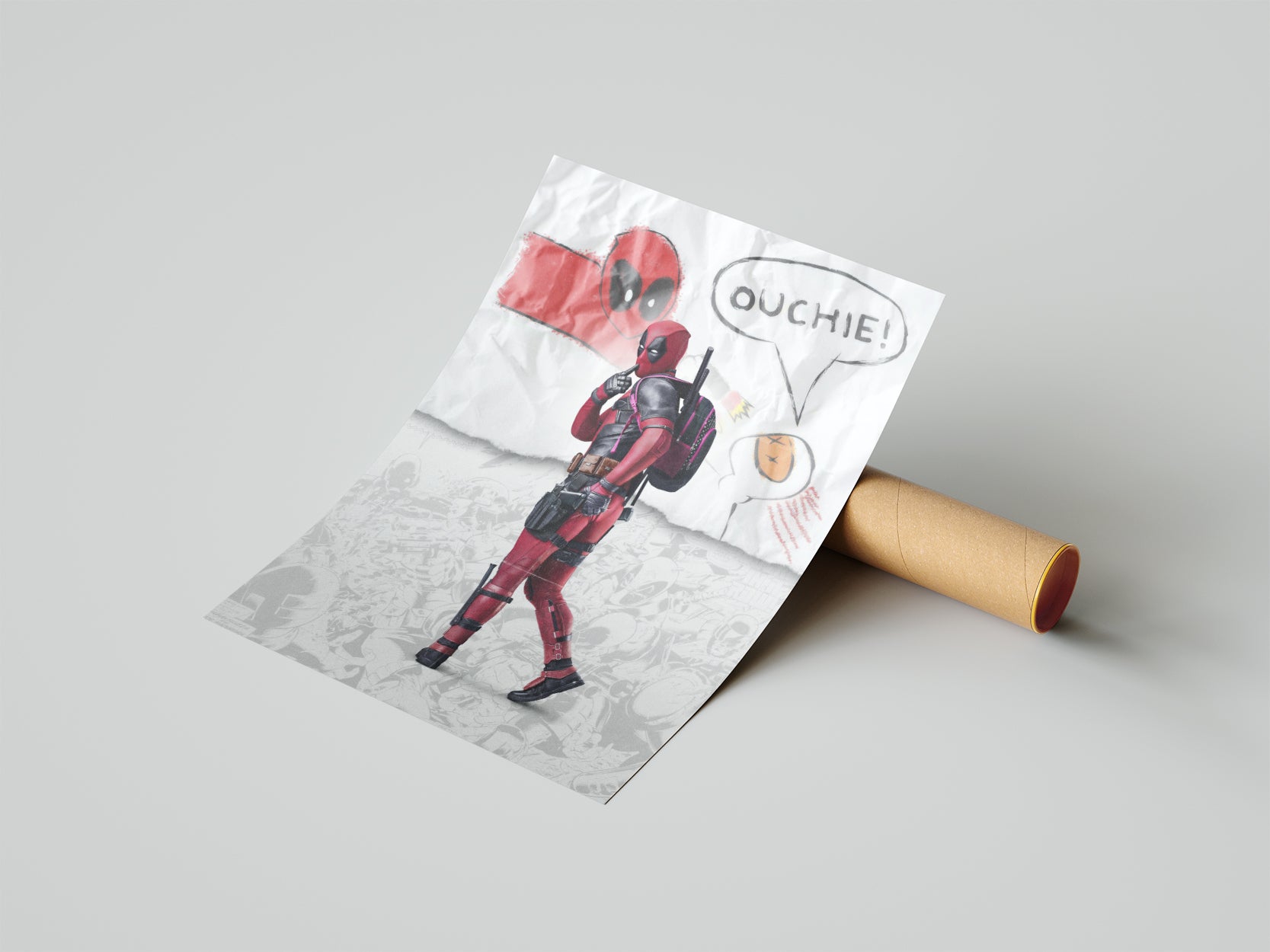 DEADPOOL OOUCHI! - תמונות לבית, לסלון ולמשרד