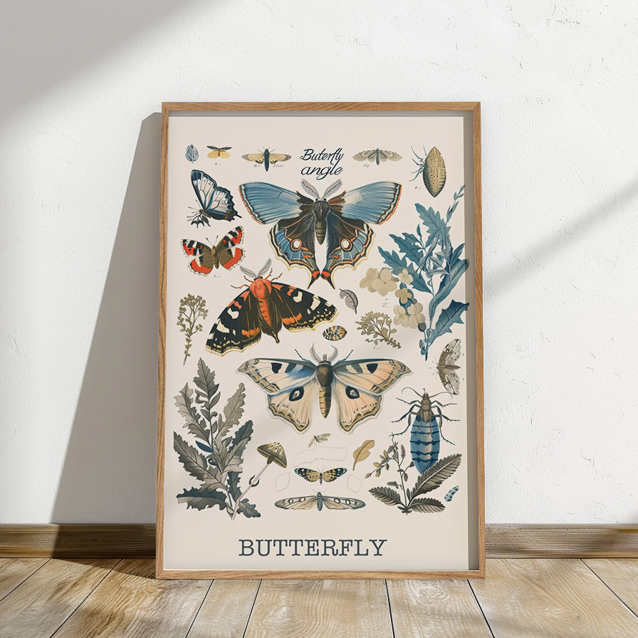 BUTTERFLY - תמונות לבית, לסלון ולמשרד