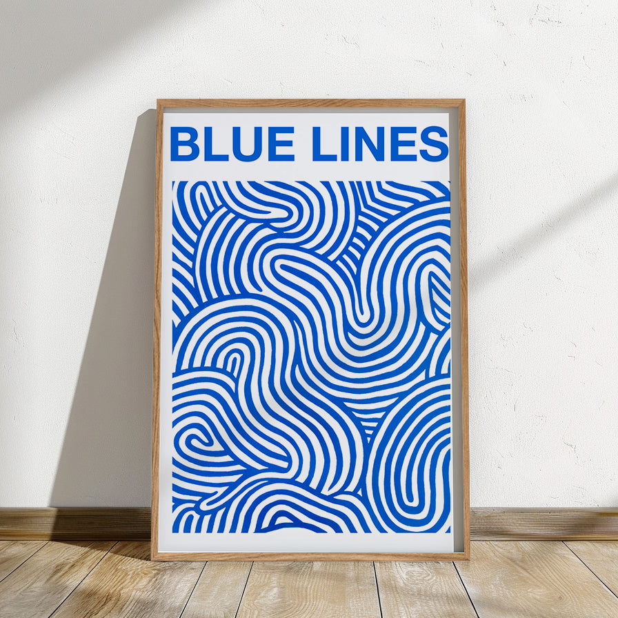 BLUE LINES - תמונות לבית, לסלון ולמשרד