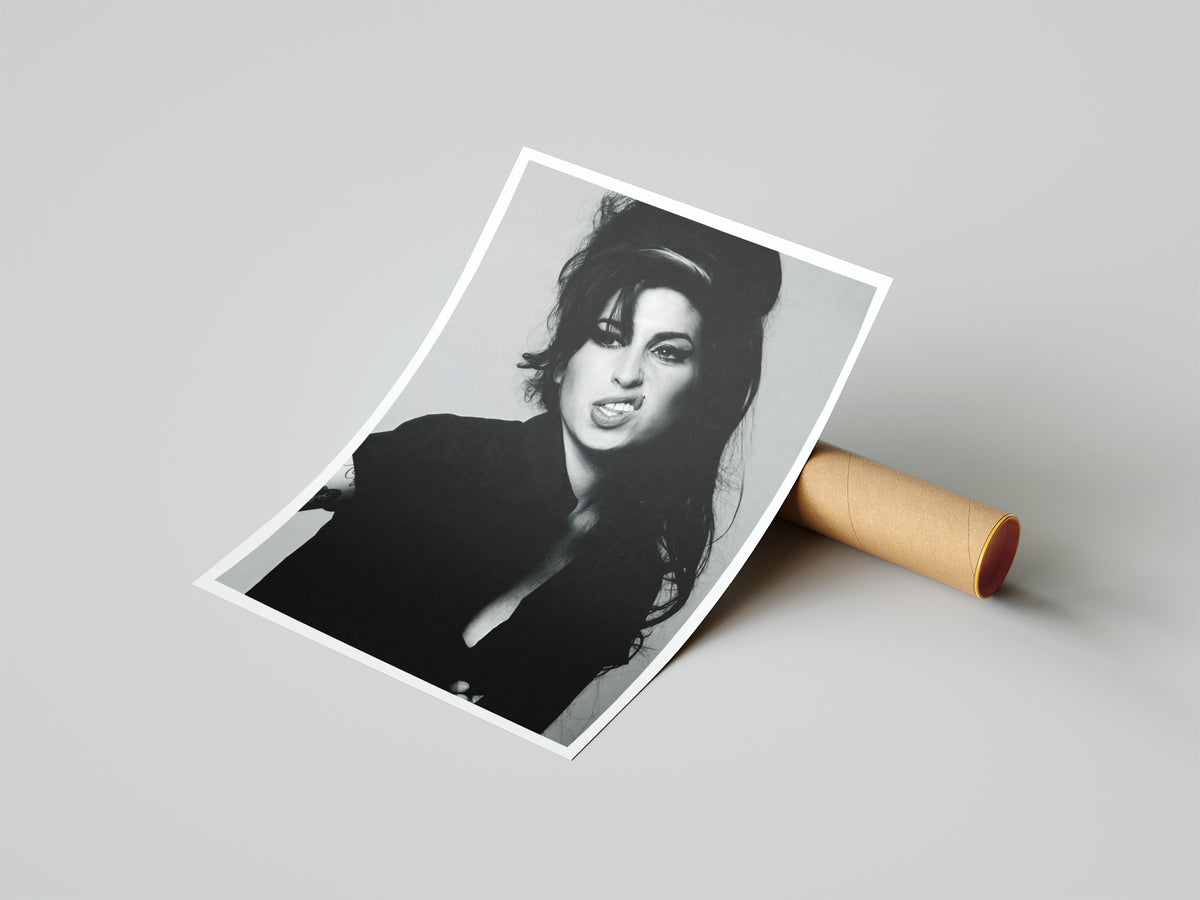 Amy Winehouse Black & white