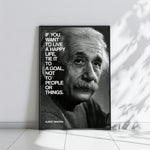 Albert Einstein BW - תמונות לבית, לסלון ולמשרד