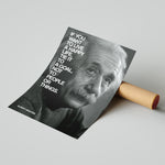 Albert Einstein BW - תמונות לבית, לסלון ולמשרד