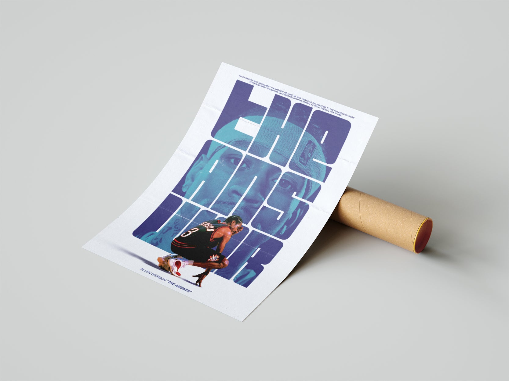 Allen Iverson THE ANSWER - תמונות לבית, לסלון ולמשרד