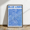 BLUE LINES - תמונות לבית, לסלון ולמשרד