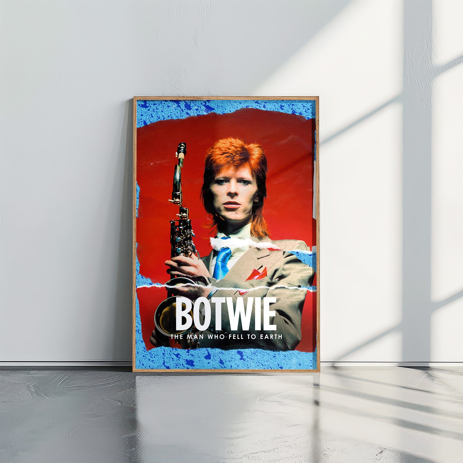 David Bowie RED - תמונות לבית, לסלון ולמשרד