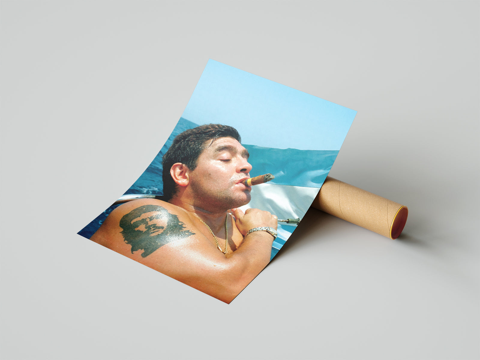 Diego Maradona CIGAR - תמונות לבית, לסלון ולמשרד