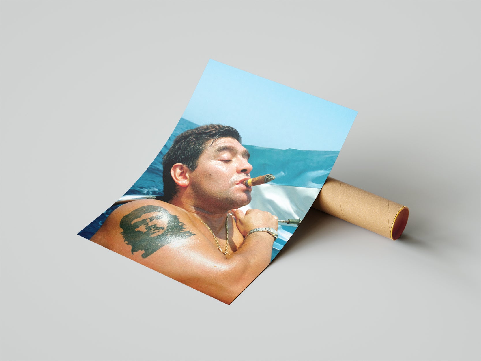 Diego Maradona CIGAR - תמונות לבית, לסלון ולמשרד
