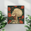 Flower Skull - תמונות לבית, לסלון ולמשרד