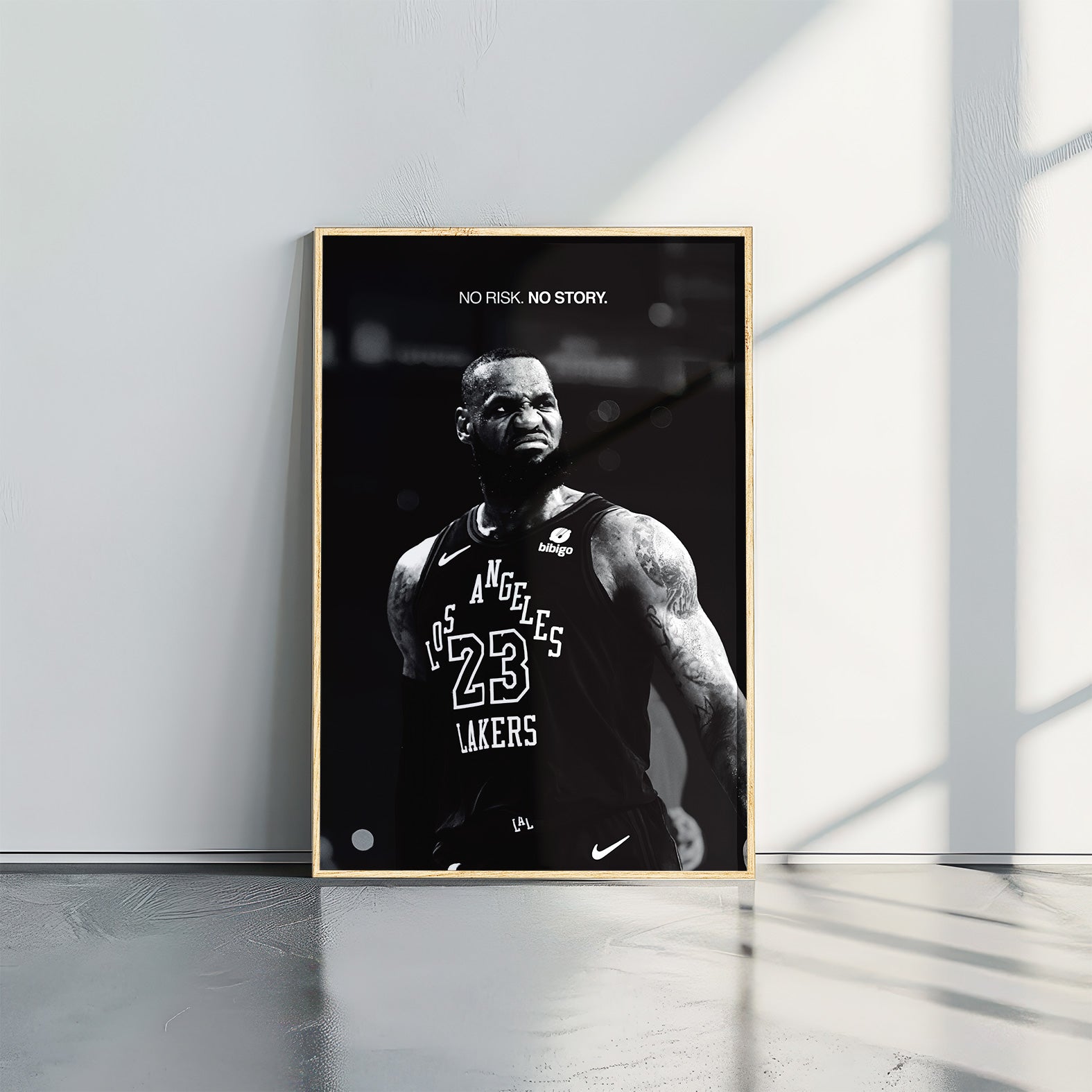 Lebron James NO Risk NO Story - תמונות לבית, לסלון ולמשרד