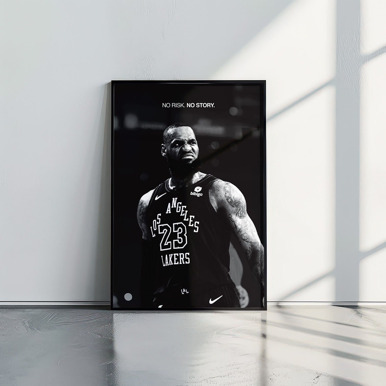 Lebron James NO Risk NO Story - תמונות לבית, לסלון ולמשרד
