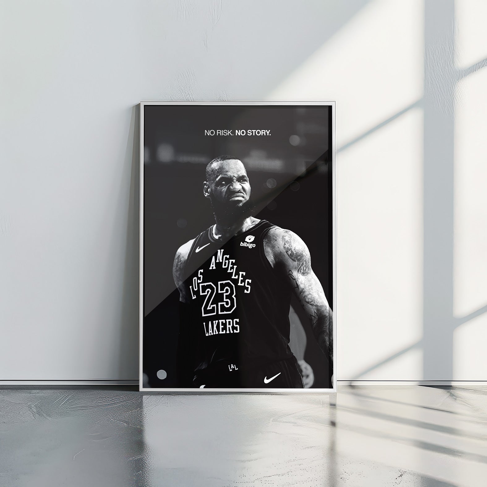 Lebron James NO Risk NO Story - תמונות לבית, לסלון ולמשרד
