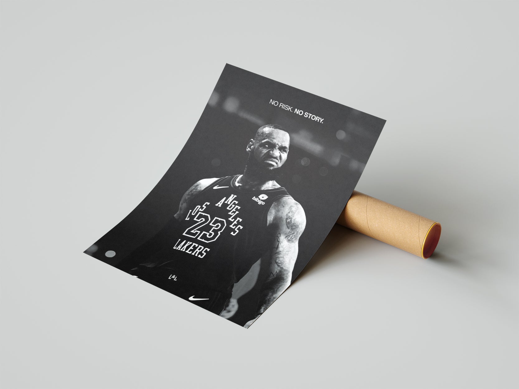 Lebron James NO Risk NO Story - תמונות לבית, לסלון ולמשרד