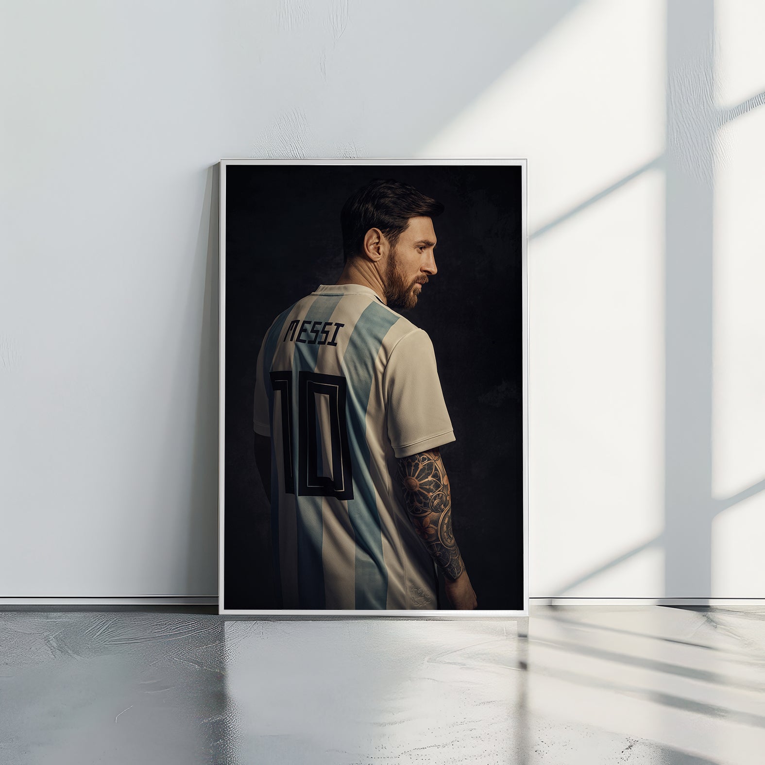 Lionel Messi portrait - תמונות לבית, לסלון ולמשרד