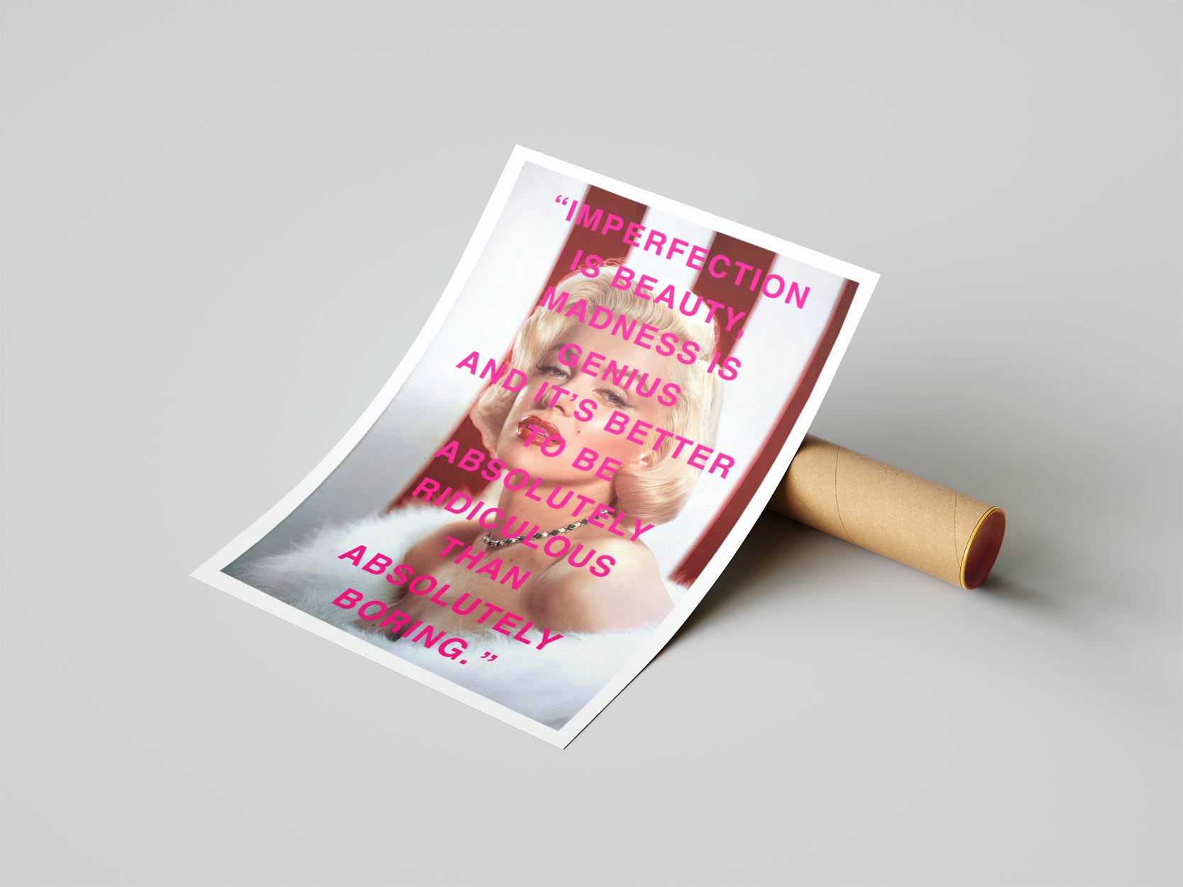 Marilyn Monro Imperfection - תמונות לבית, לסלון ולמשרד