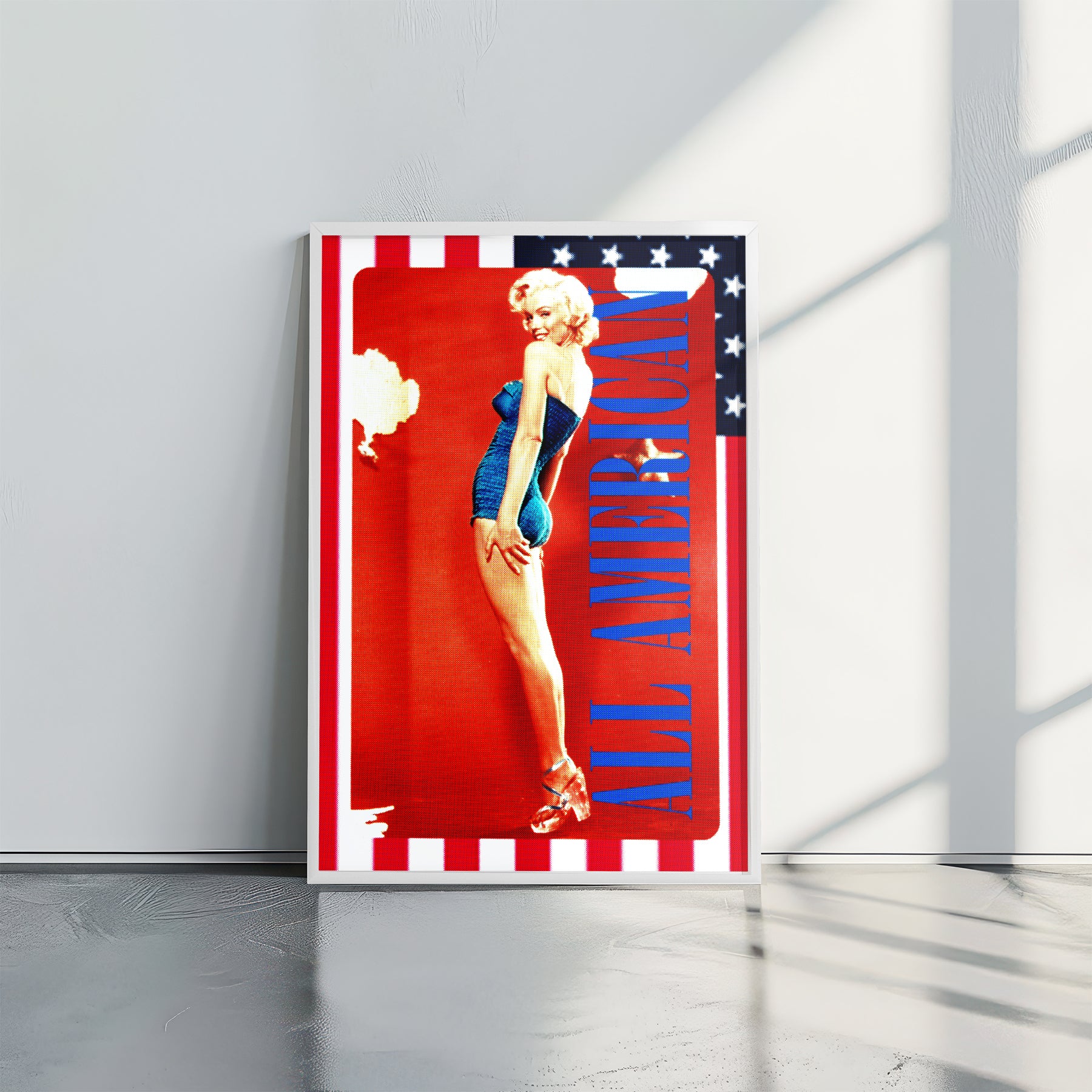 Marilyn Monroe ALL AMERICAN - תמונות לבית, לסלון ולמשרד