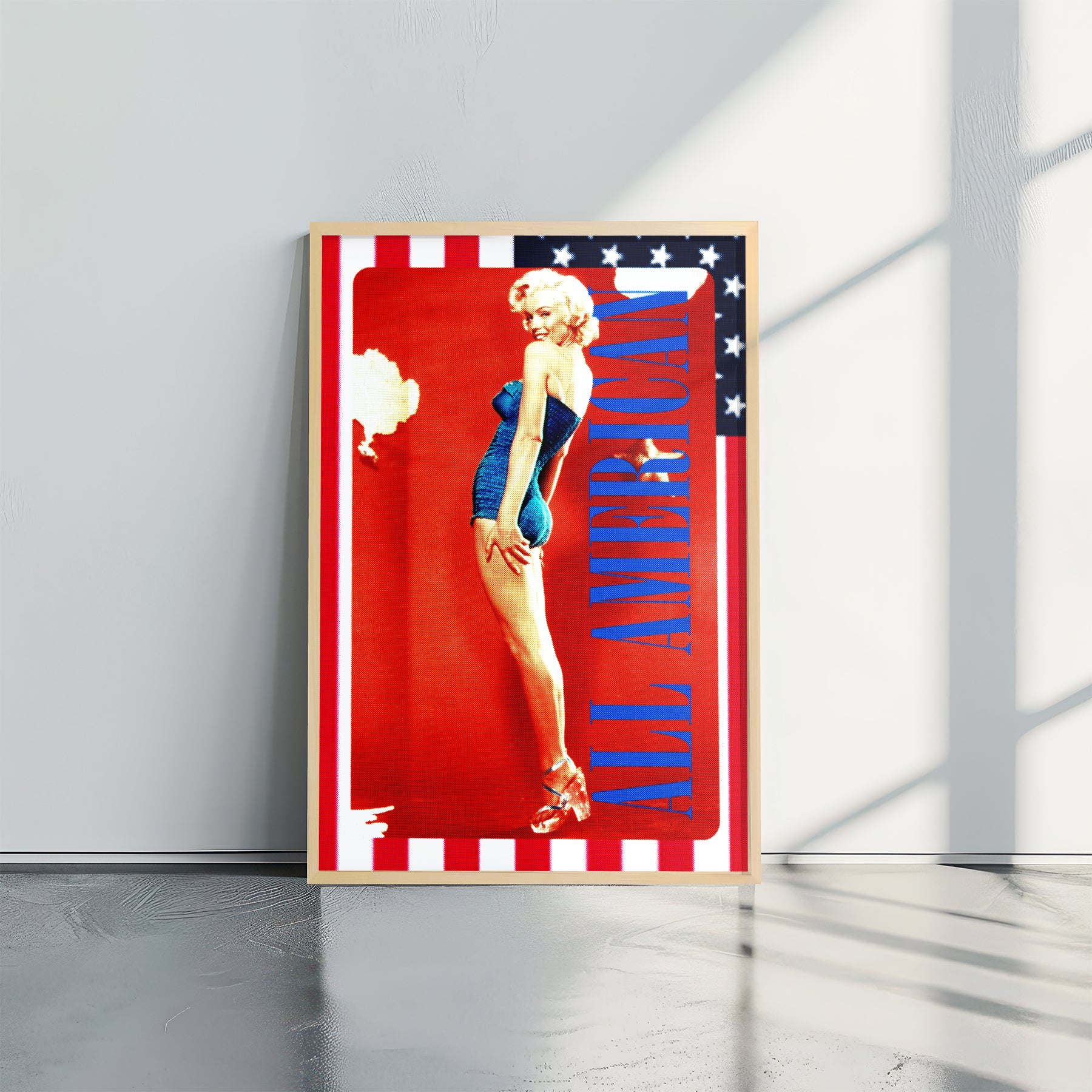 Marilyn Monroe ALL AMERICAN - תמונות לבית, לסלון ולמשרד