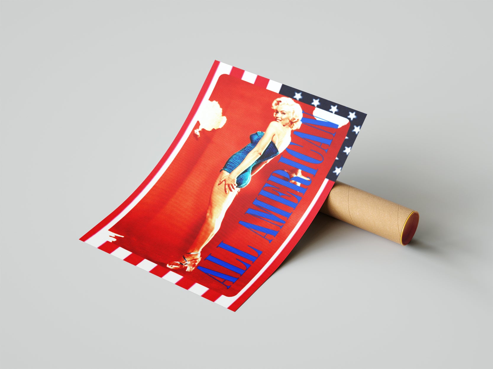 Marilyn Monroe ALL AMERICAN - תמונות לבית, לסלון ולמשרד