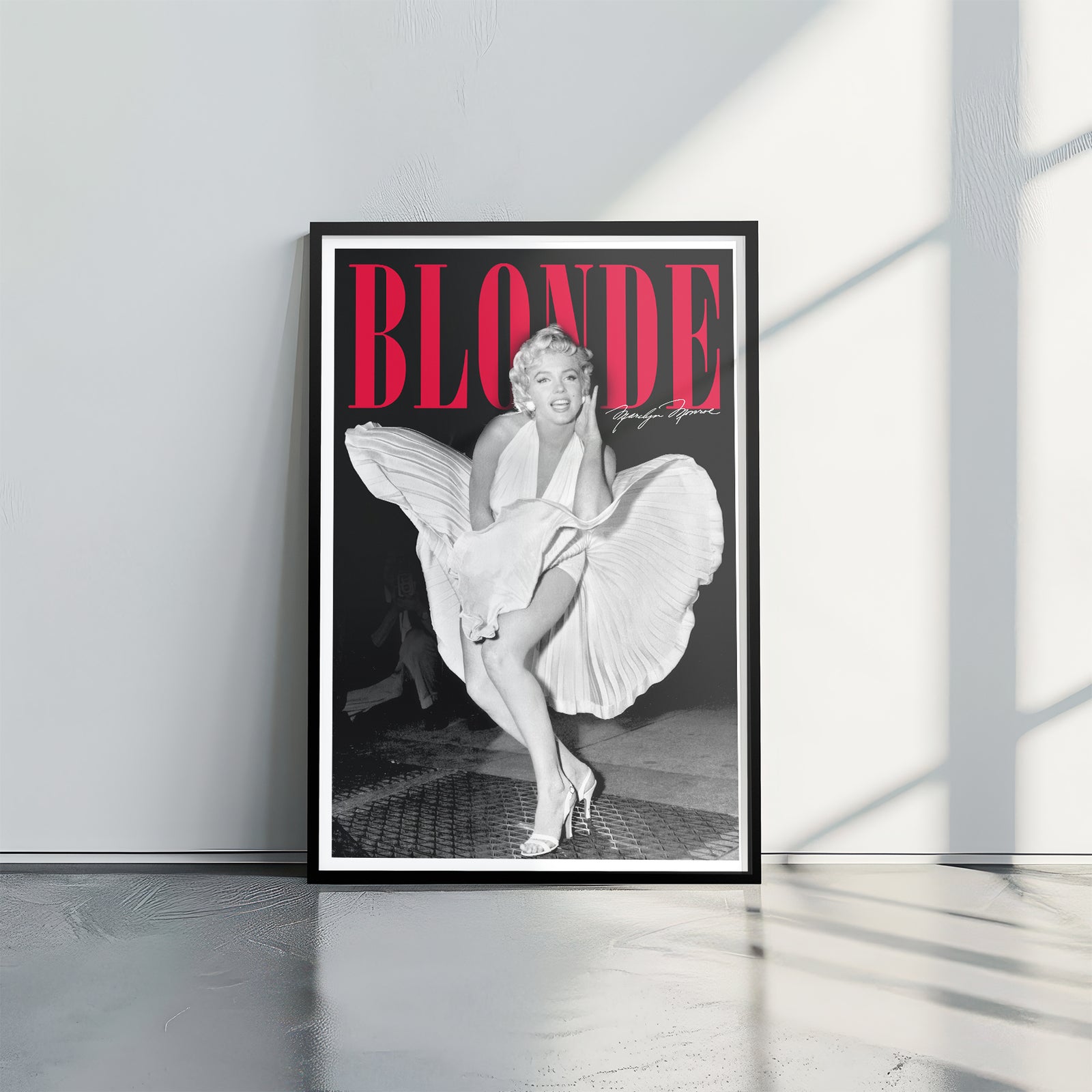 Marilyn Monroe BLONDE - תמונות לבית, לסלון ולמשרד