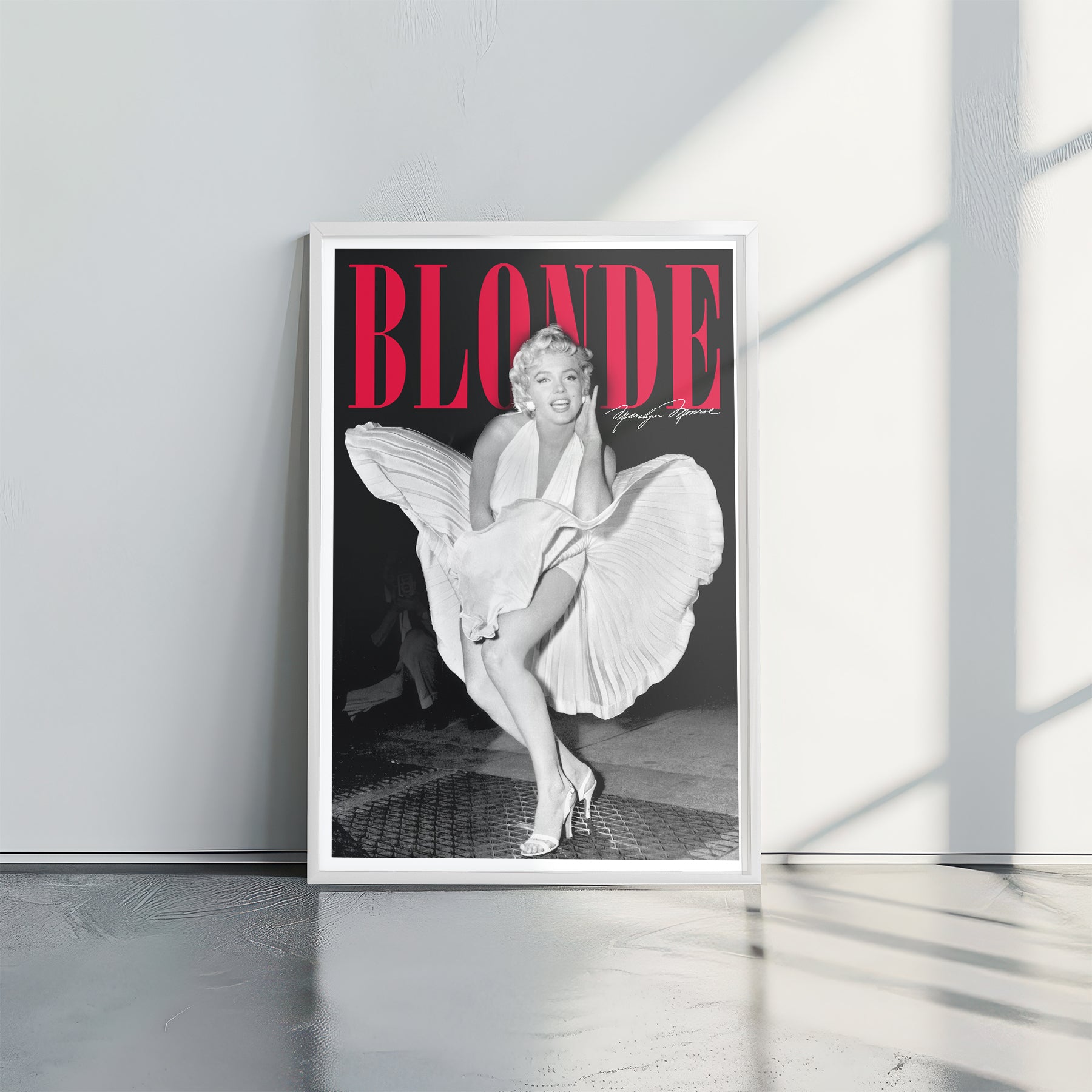 Marilyn Monroe BLONDE - תמונות לבית, לסלון ולמשרד