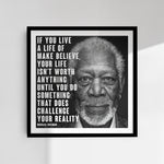 Morgan Freeman Challenge Your Reality - תמונות לבית, לסלון ולמשרד