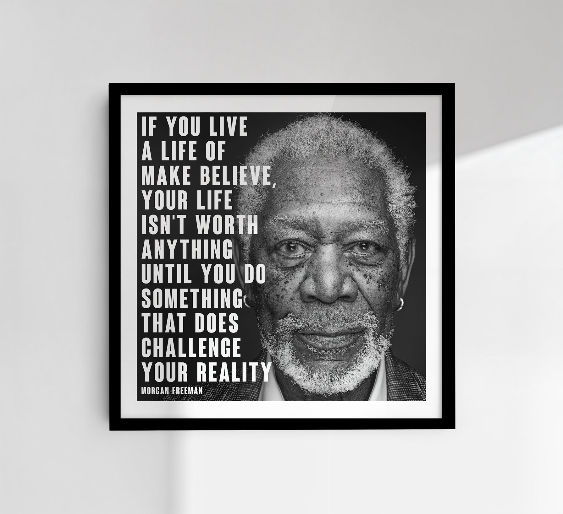 Morgan Freeman Challenge Your Reality - תמונות לבית, לסלון ולמשרד