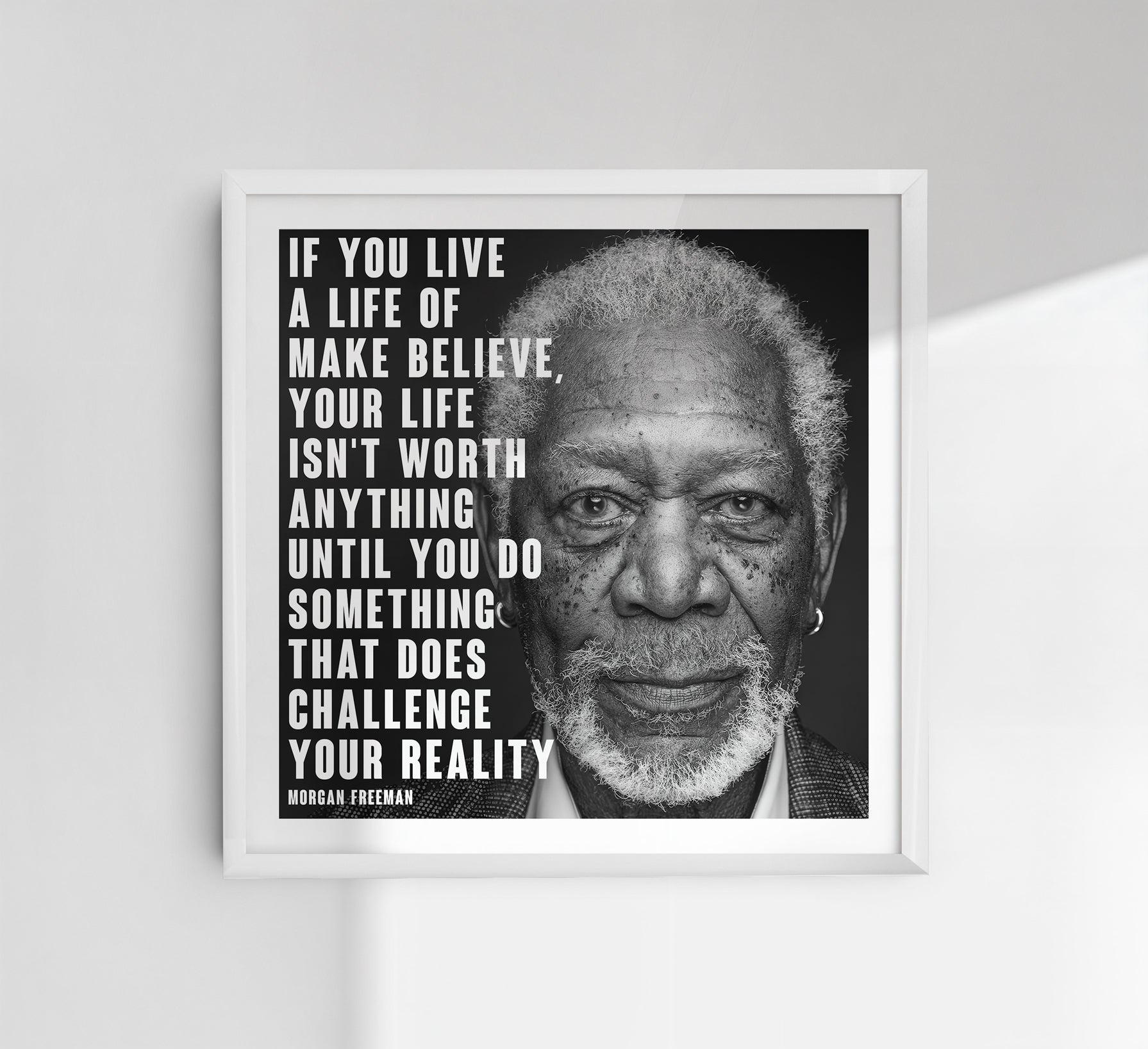 Morgan Freeman Challenge Your Reality - תמונות לבית, לסלון ולמשרד