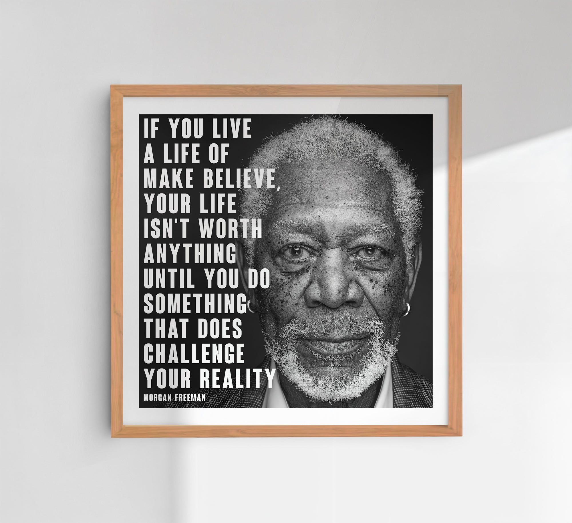 Morgan Freeman Challenge Your Reality - תמונות לבית, לסלון ולמשרד