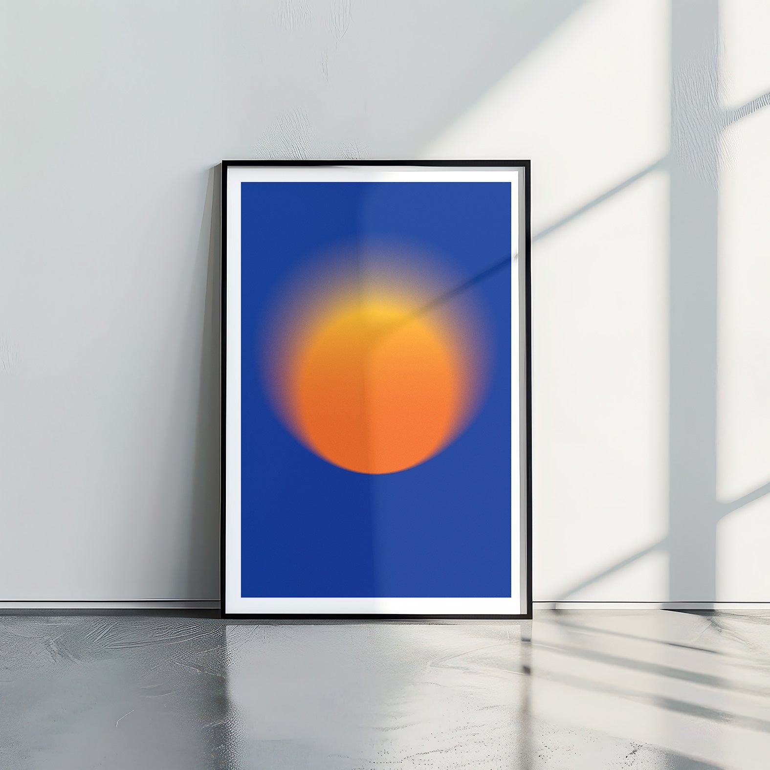 Orange on Blue - תמונות לבית, לסלון ולמשרד