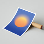 Orange on Blue - תמונות לבית, לסלון ולמשרד