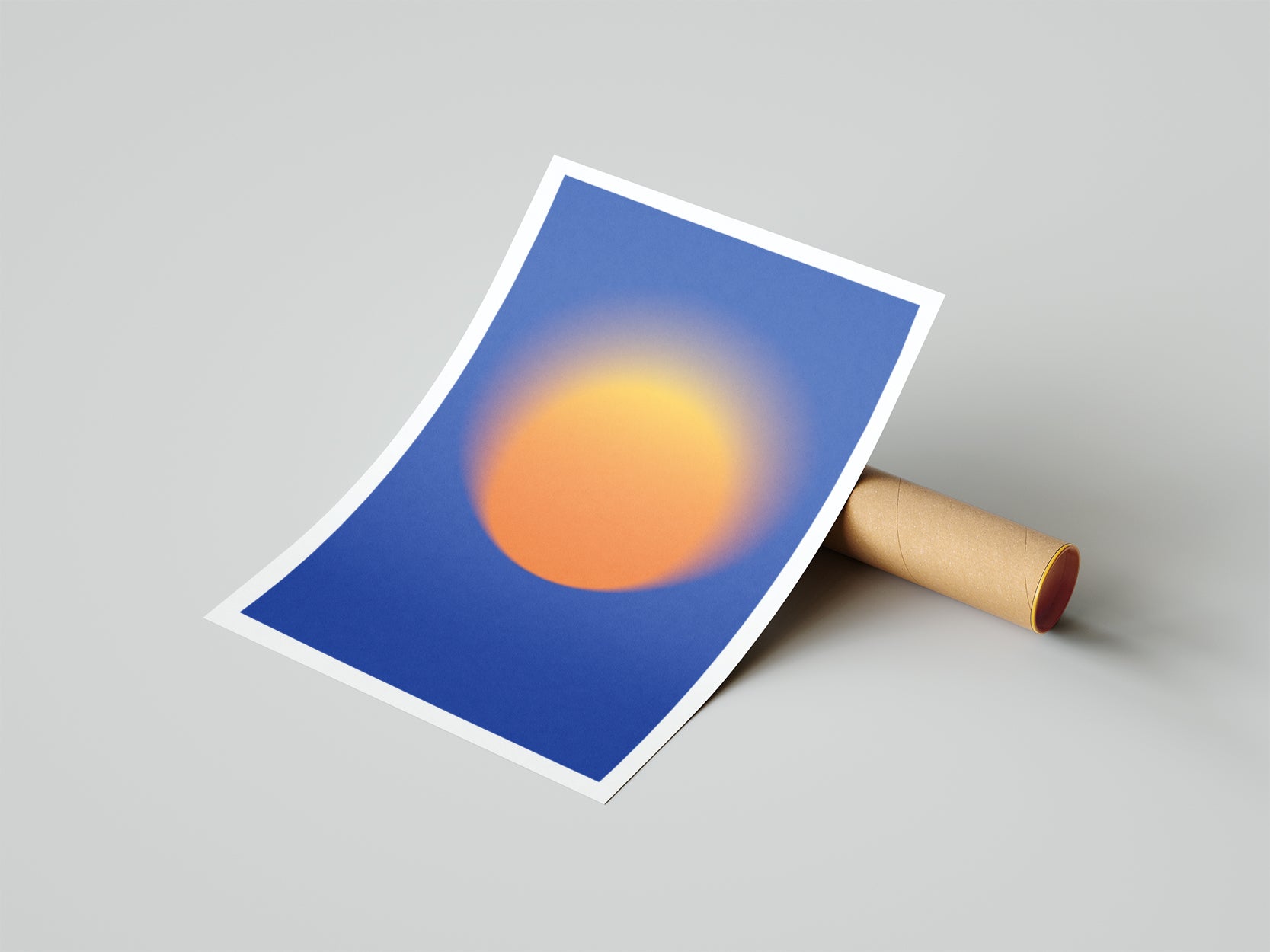 Orange on Blue - תמונות לבית, לסלון ולמשרד