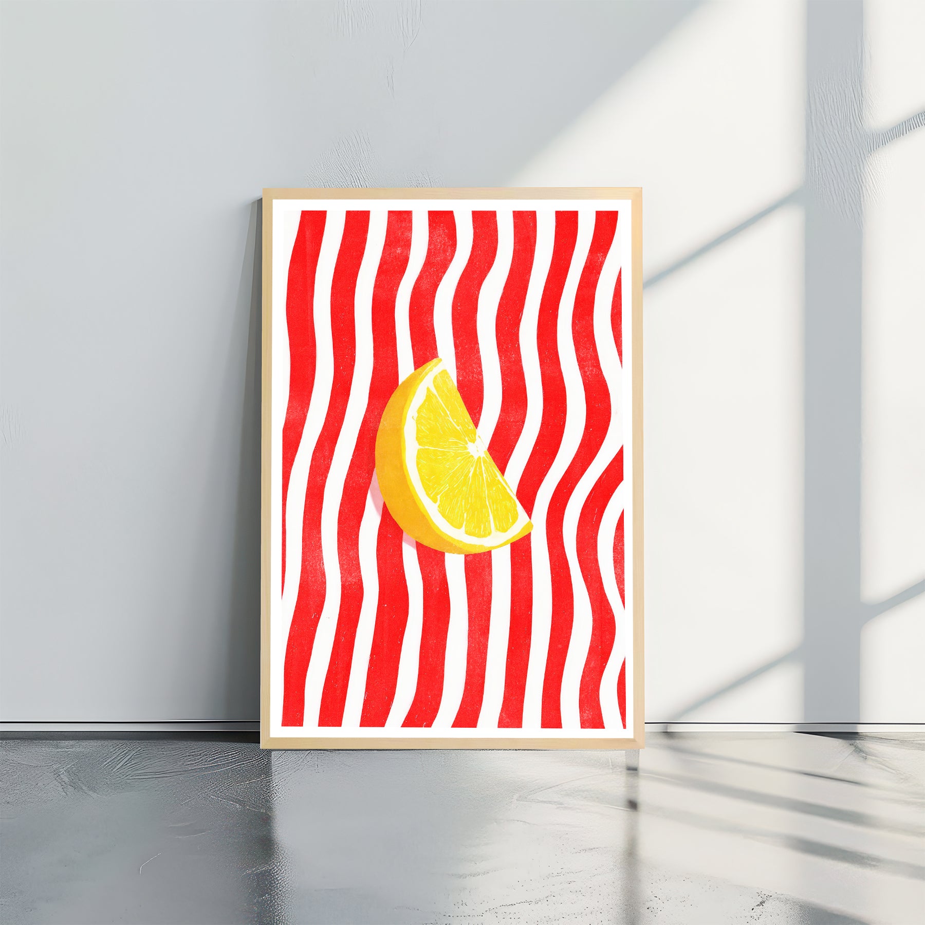 Red Lines Lemon - תמונות לבית, לסלון ולמשרד