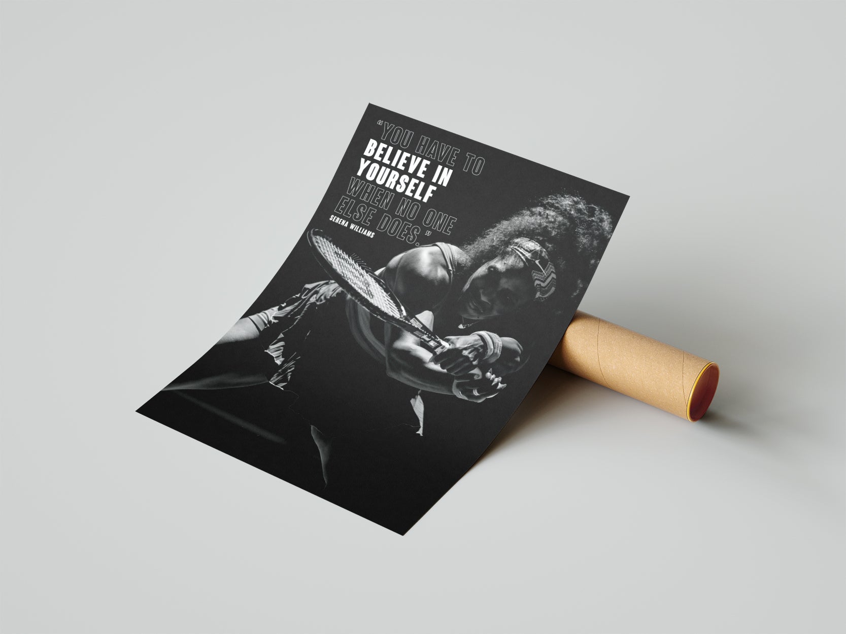 Serena Williams Believe in Yourself - תמונות לבית, לסלון ולמשרד