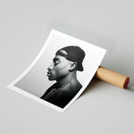 Tupac Portrait - תמונות לבית, לסלון ולמשרד
